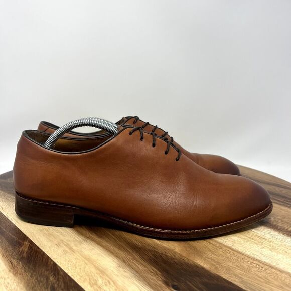 Beckett Simonon Men's Valencia Wholecut Oxford Brown Leather